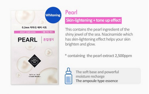 [Etude house] 0.2mm Therapy Air Mask #Pearl